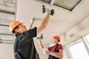 drywall instalando
